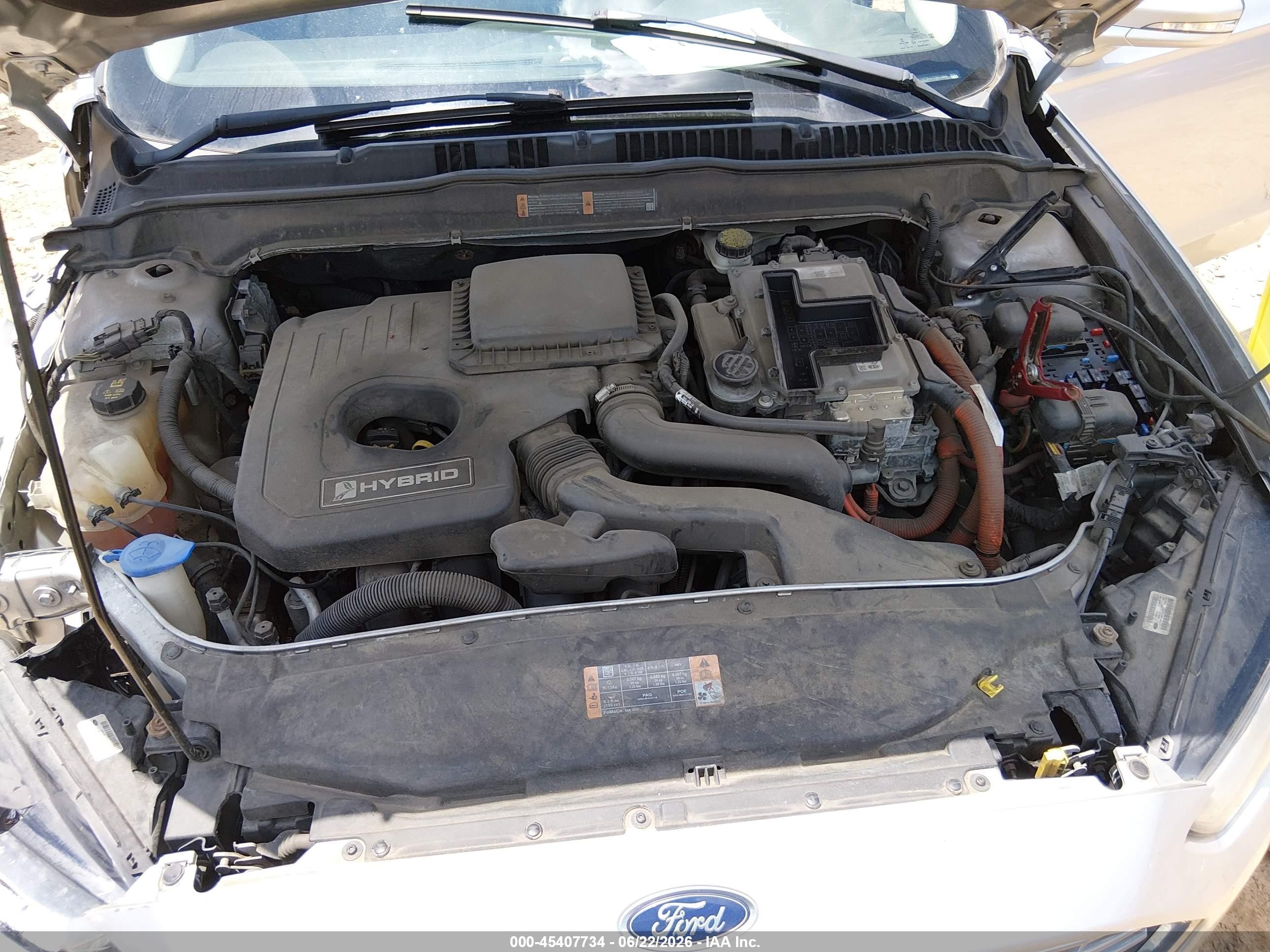 2015 Ford Fusion Hybrid Se Silver vin: 3FA6P0LU7FR211604