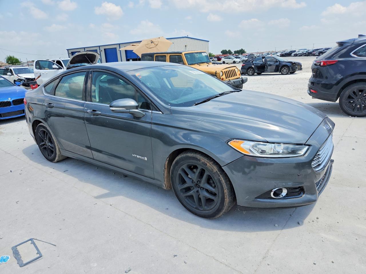 2015 Ford Fusion Gray vin: 3FA6P0LU7FR215782