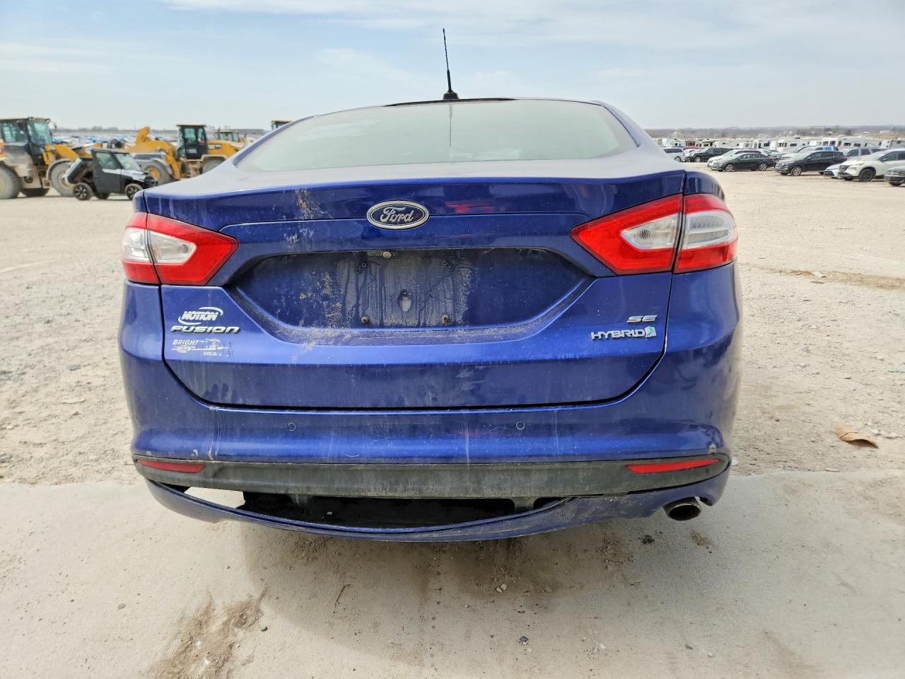2015 Ford Fusion Se Hybrid Blue vin: 3FA6P0LU7FR296489