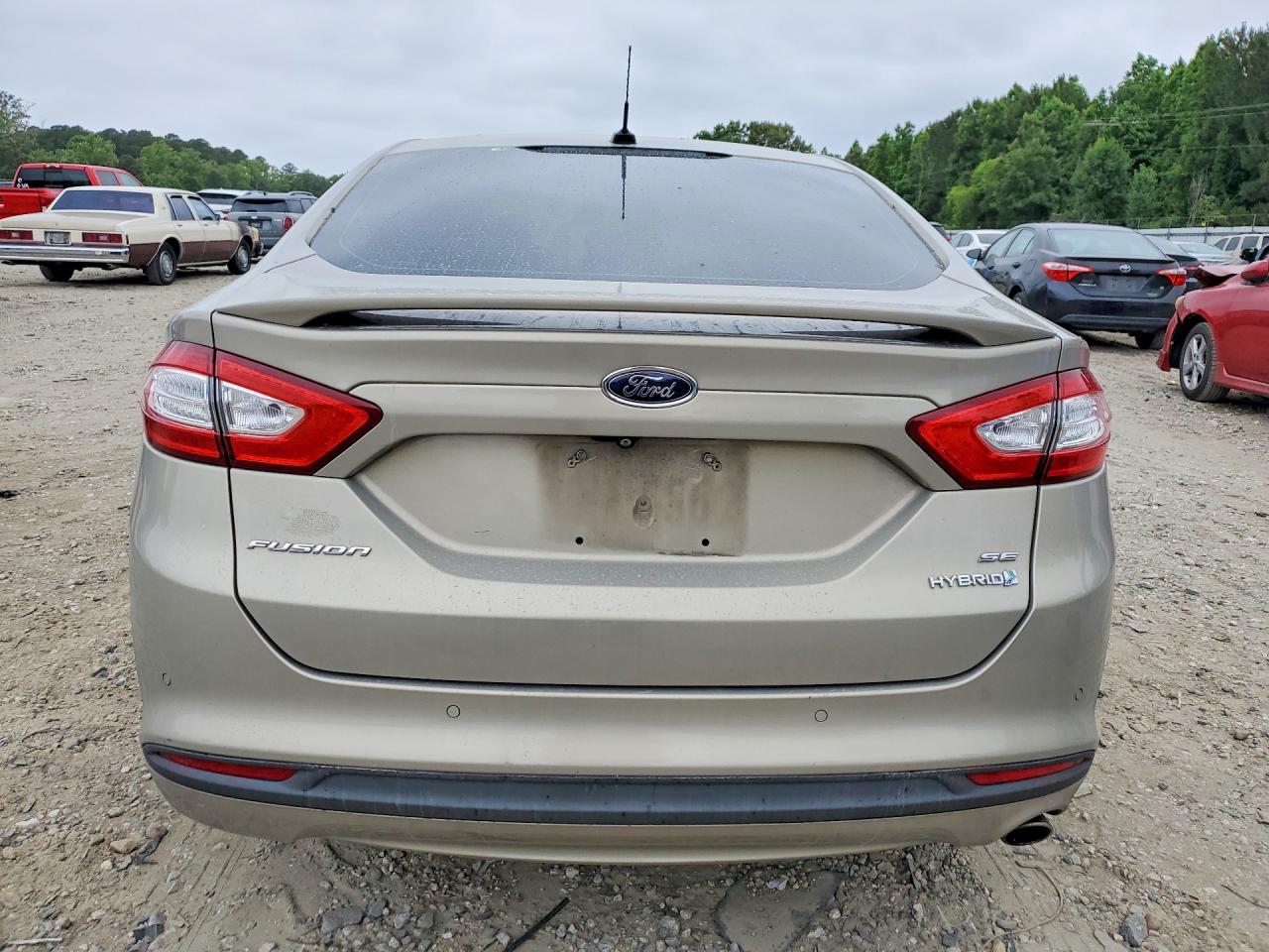 2016 Ford Fusion Se Hybrid Beige vin: 3FA6P0LU7GR126473