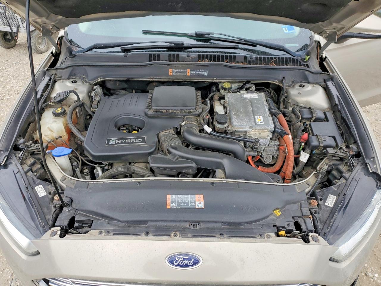 2016 Ford Fusion Se Hybrid Beige vin: 3FA6P0LU7GR126473