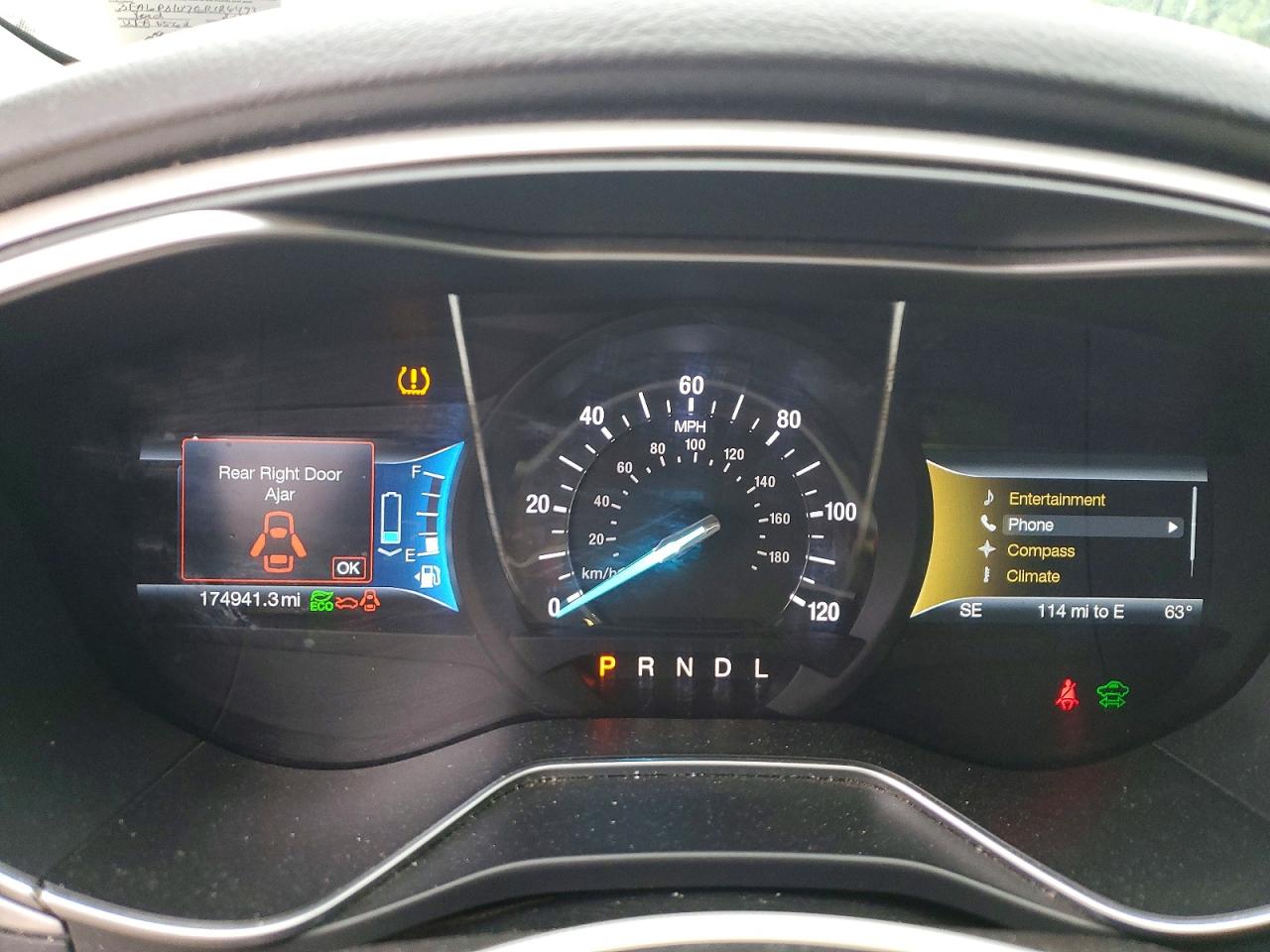 2016 Ford Fusion Se Hybrid Beige vin: 3FA6P0LU7GR126473