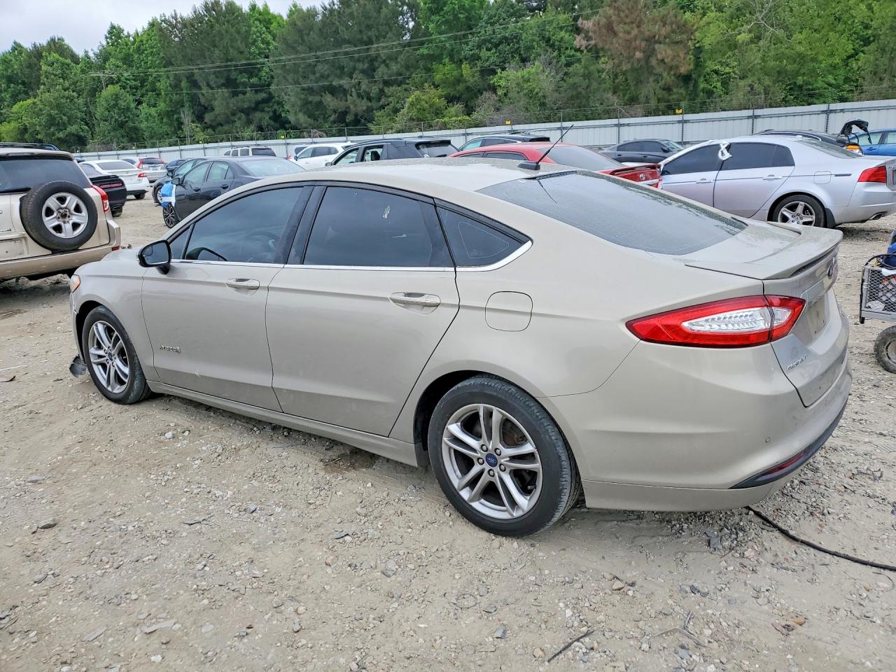 2016 Ford Fusion Se Hybrid Beige vin: 3FA6P0LU7GR126473
