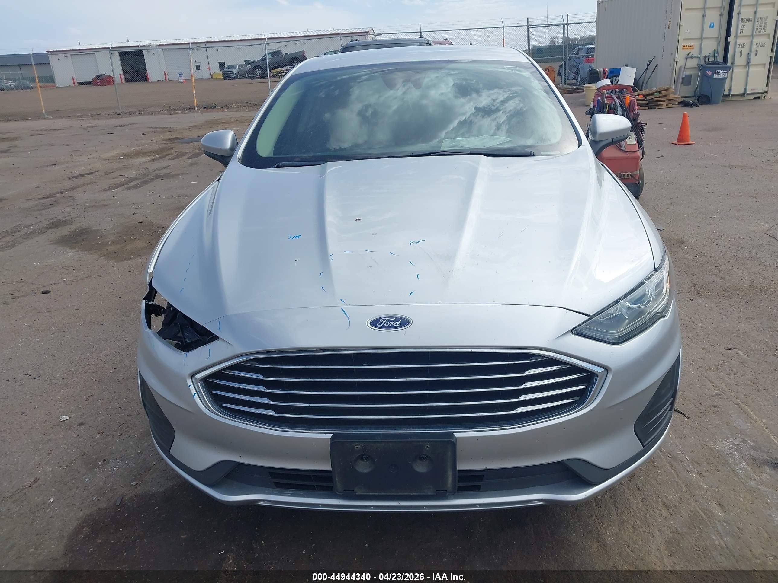 2019 Ford Fusion Hybrid Se Silver vin: 3FA6P0LU7KR199741