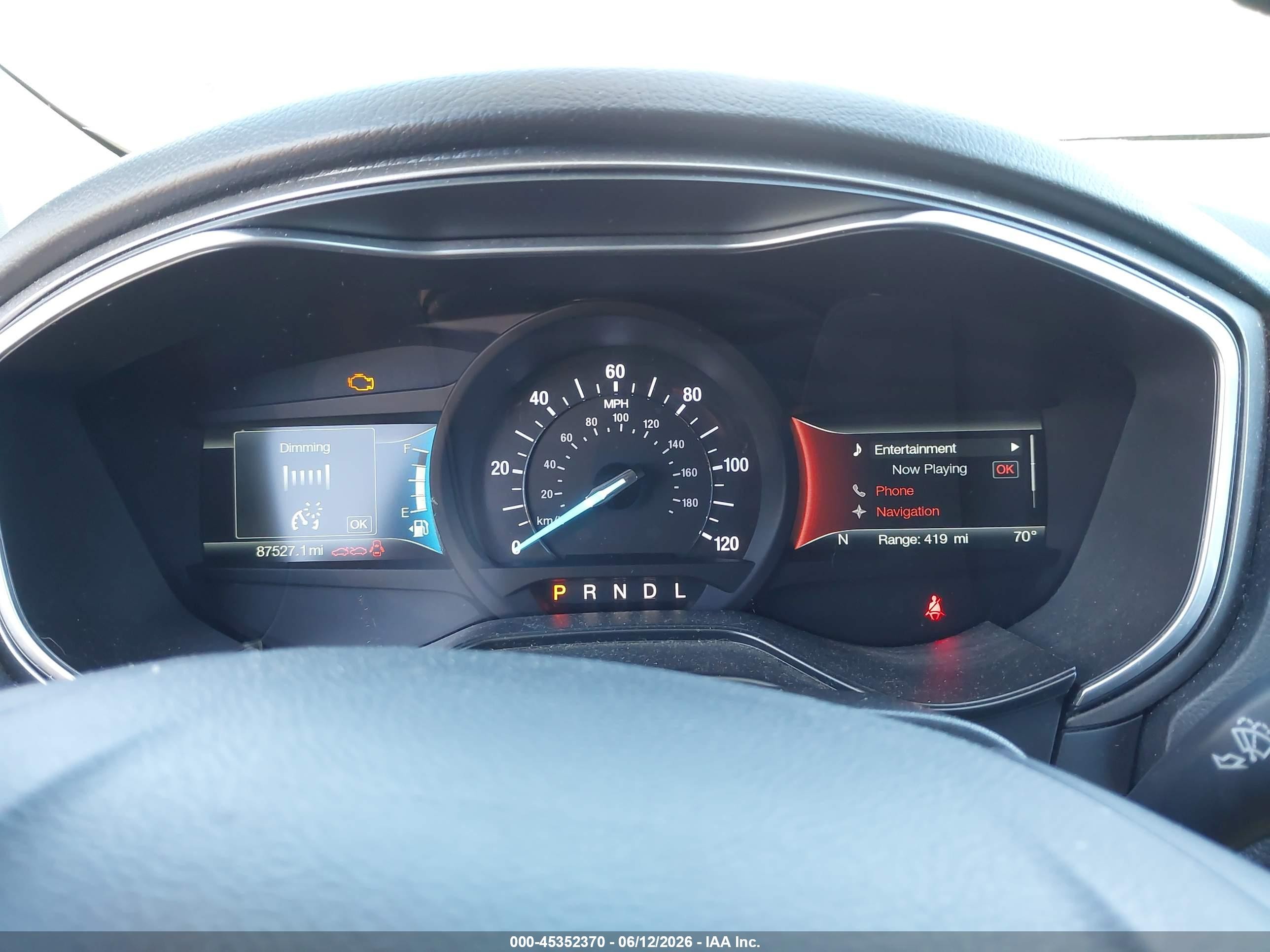 2019 Ford Fusion Hybrid Se Gray vin: 3FA6P0LU7KR253054