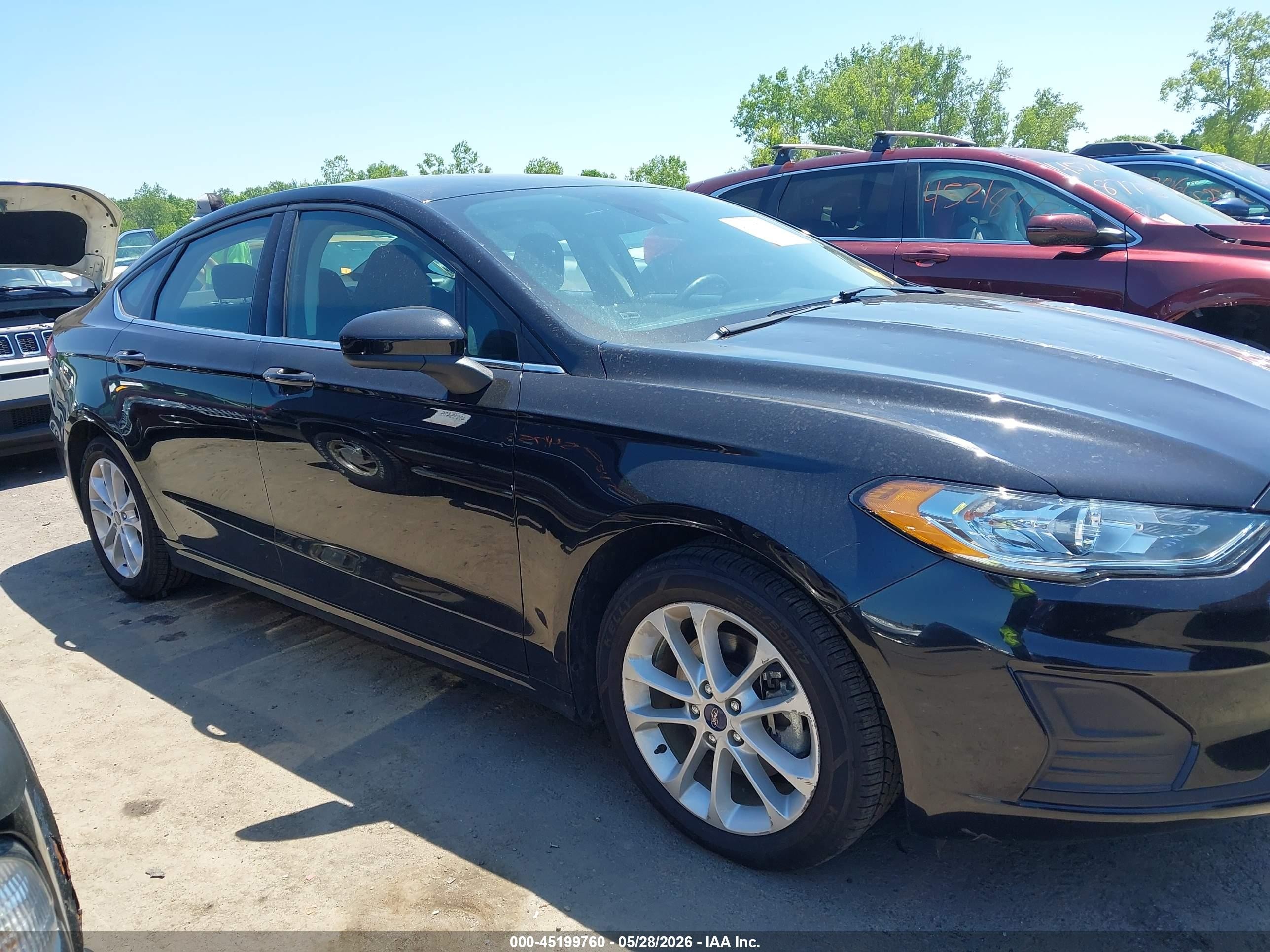 2020 Ford Fusion Hybrid Se Black vin: 3FA6P0LU7LR221982