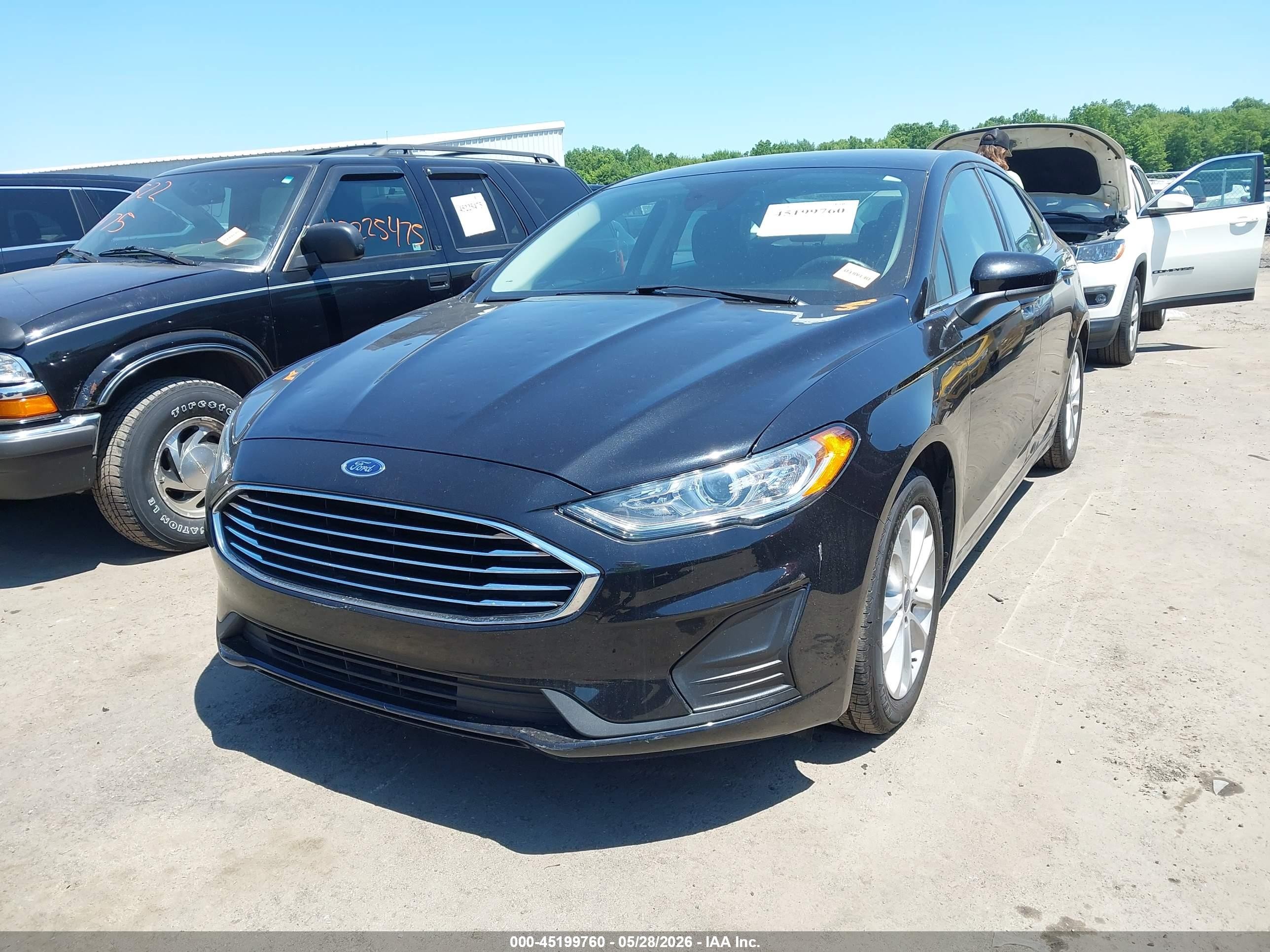 2020 Ford Fusion Hybrid Se Black vin: 3FA6P0LU7LR221982