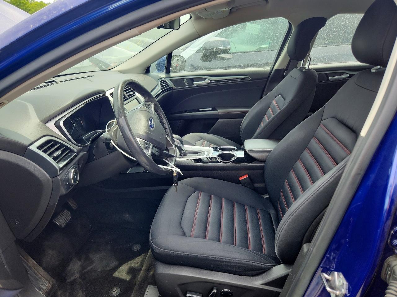 2013 Ford Fusion Se Hybrid Blue vin: 3FA6P0LU8DR117101