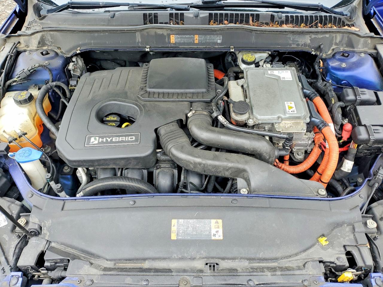 2013 Ford Fusion Se Hybrid Blue vin: 3FA6P0LU8DR117101