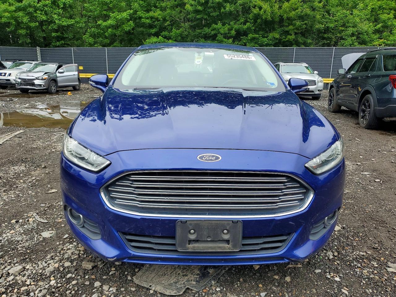 2013 Ford Fusion Se Hybrid Blue vin: 3FA6P0LU8DR117101