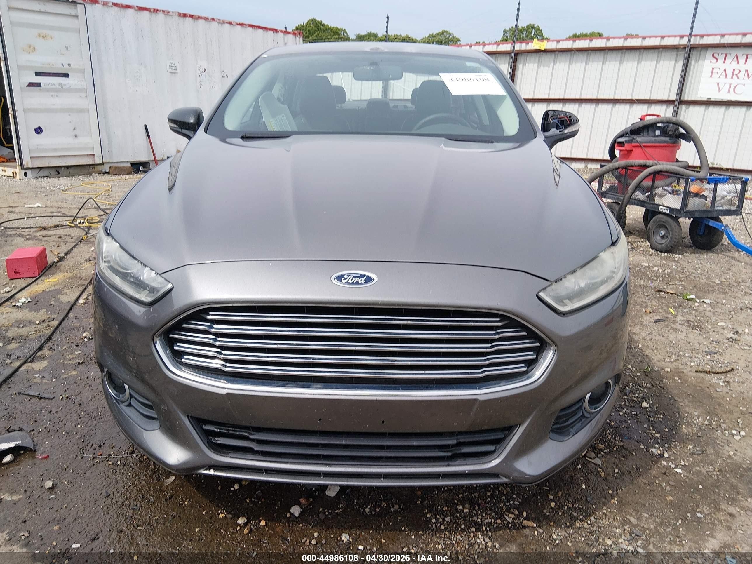 2013 Ford Fusion Hybrid Se Gray vin: 3FA6P0LU8DR156853