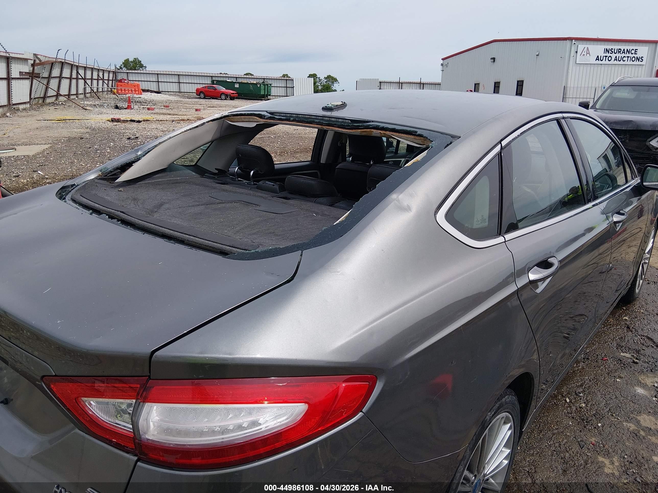 2013 Ford Fusion Hybrid Se Gray vin: 3FA6P0LU8DR156853