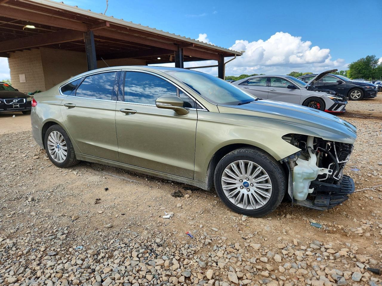 2013 Ford Fusion Se Hybrid Зеленый vin: 3FA6P0LU8DR163978