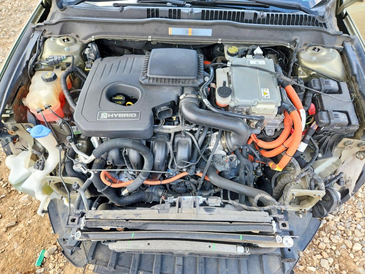 2013 Ford Fusion Se Hybrid Зеленый vin: 3FA6P0LU8DR163978