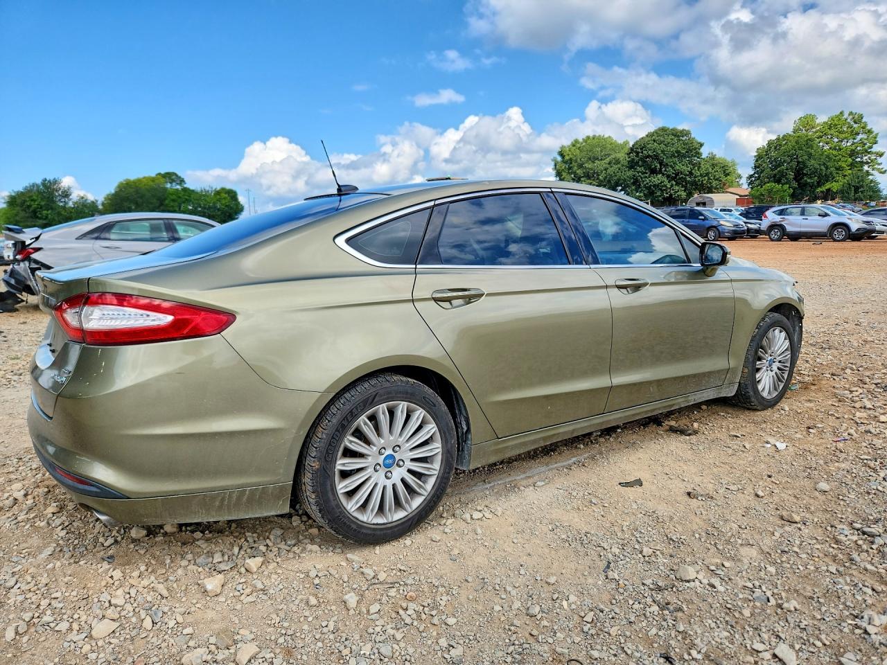 2013 Ford Fusion Se Hybrid Зеленый vin: 3FA6P0LU8DR163978