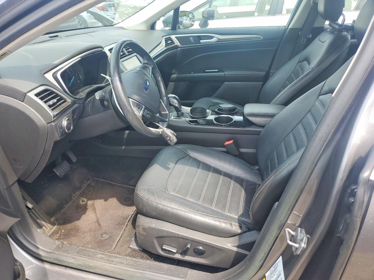 2013 Ford Fusion Se Hybrid Gray vin: 3FA6P0LU8DR166539