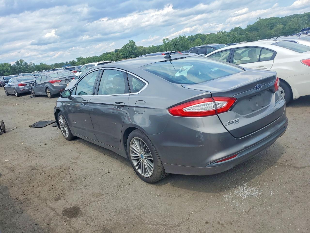 2013 Ford Fusion Se Hybrid Gray vin: 3FA6P0LU8DR166539