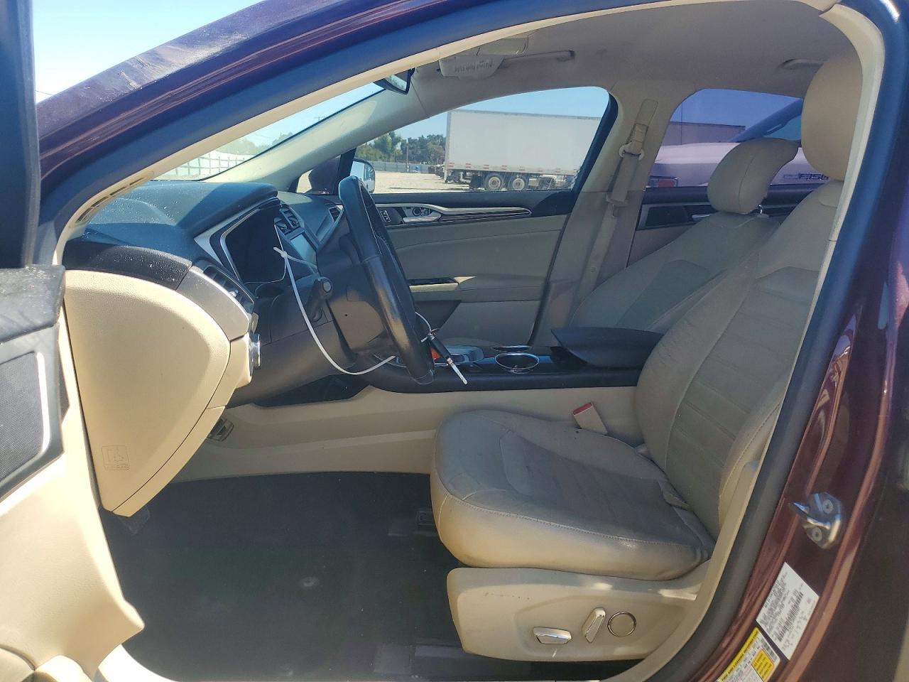 2013 Ford Fusion Se Hybrid Burgundy vin: 3FA6P0LU8DR202407