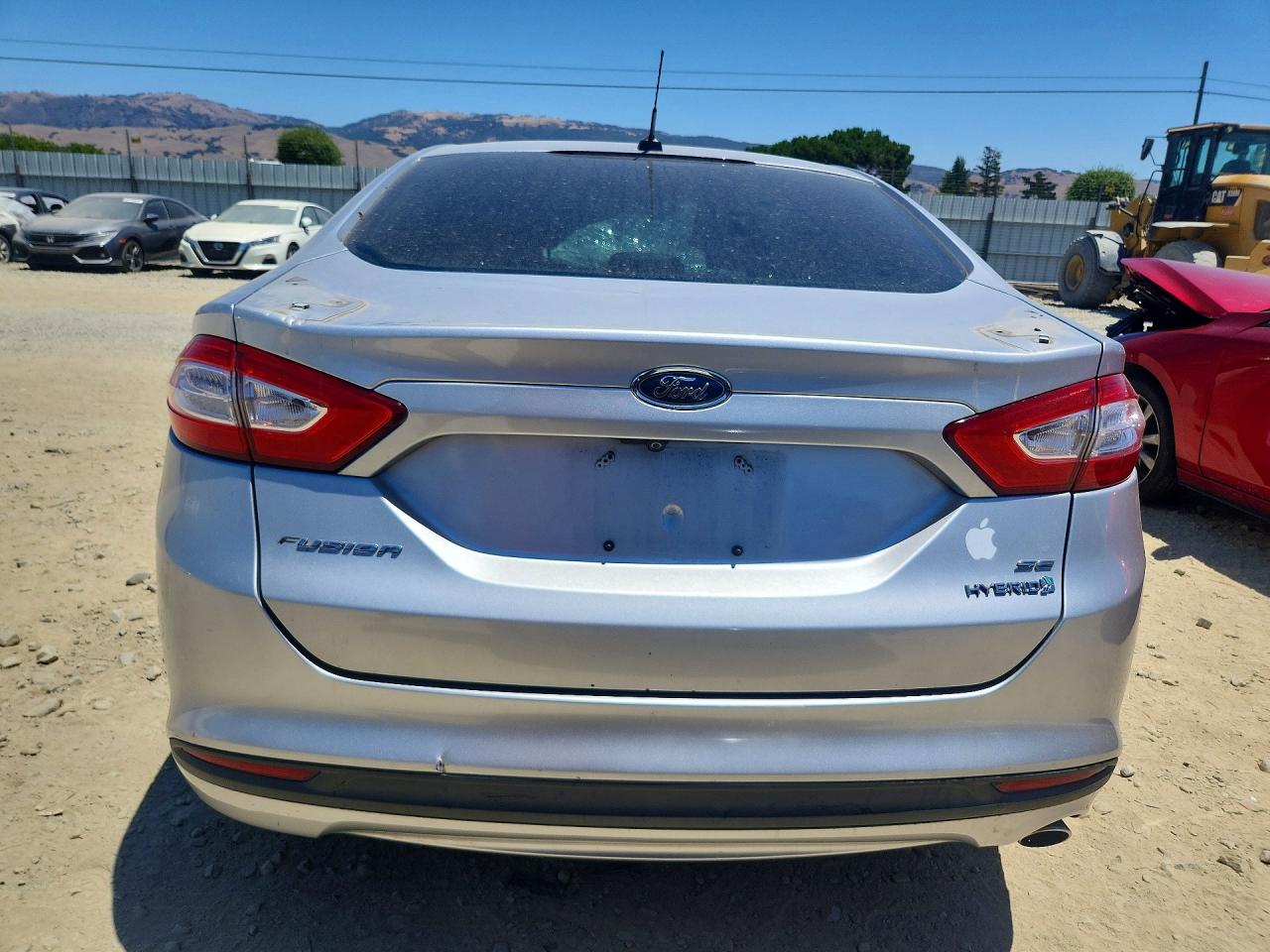 2013 Ford Fusion Se Hybrid Silver vin: 3FA6P0LU8DR202438
