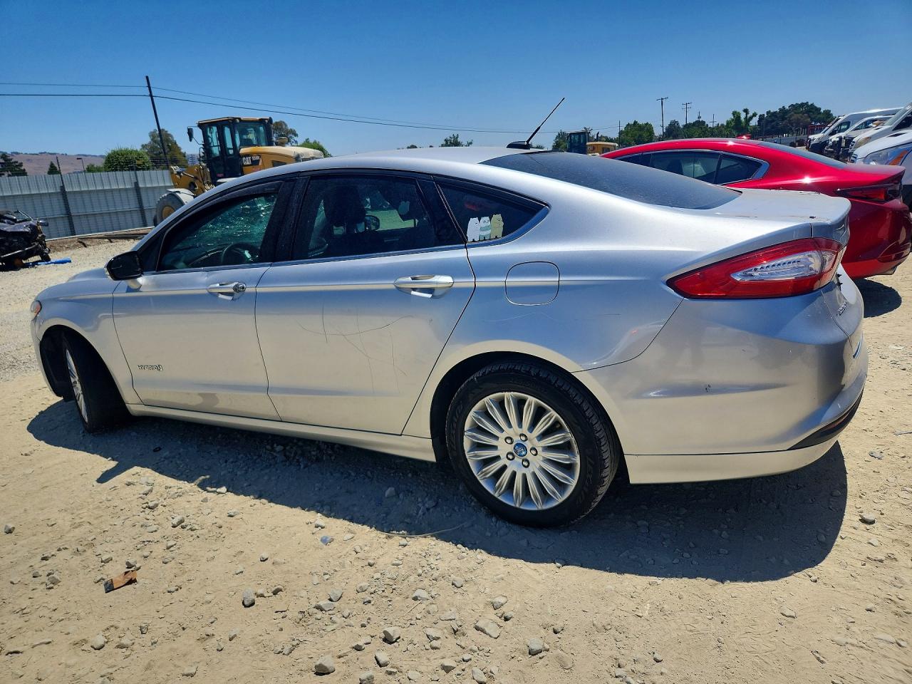 2013 Ford Fusion Se Hybrid Silver vin: 3FA6P0LU8DR202438
