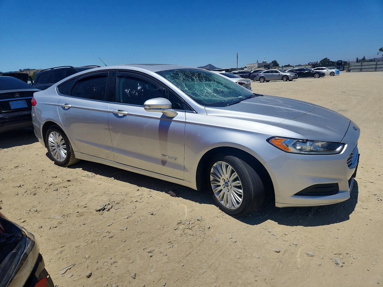 2013 Ford Fusion Se Hybrid Silver vin: 3FA6P0LU8DR202438
