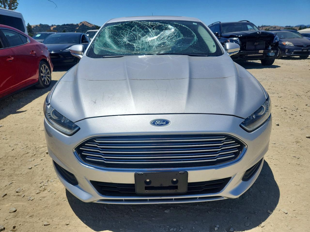2013 Ford Fusion Se Hybrid Silver vin: 3FA6P0LU8DR202438