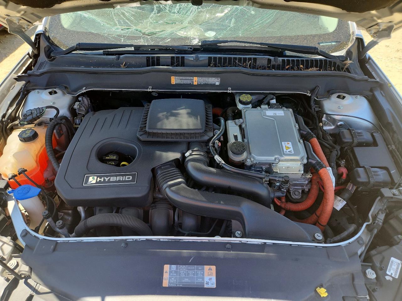 2013 Ford Fusion Se Hybrid Silver vin: 3FA6P0LU8DR202438