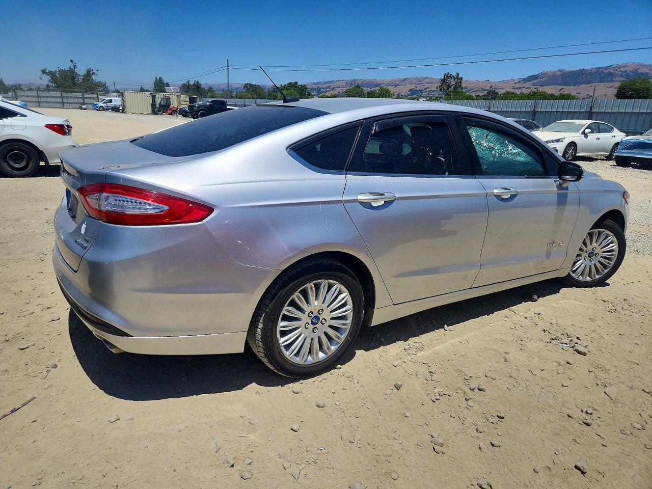 2013 Ford Fusion Se Hybrid Silver vin: 3FA6P0LU8DR202438