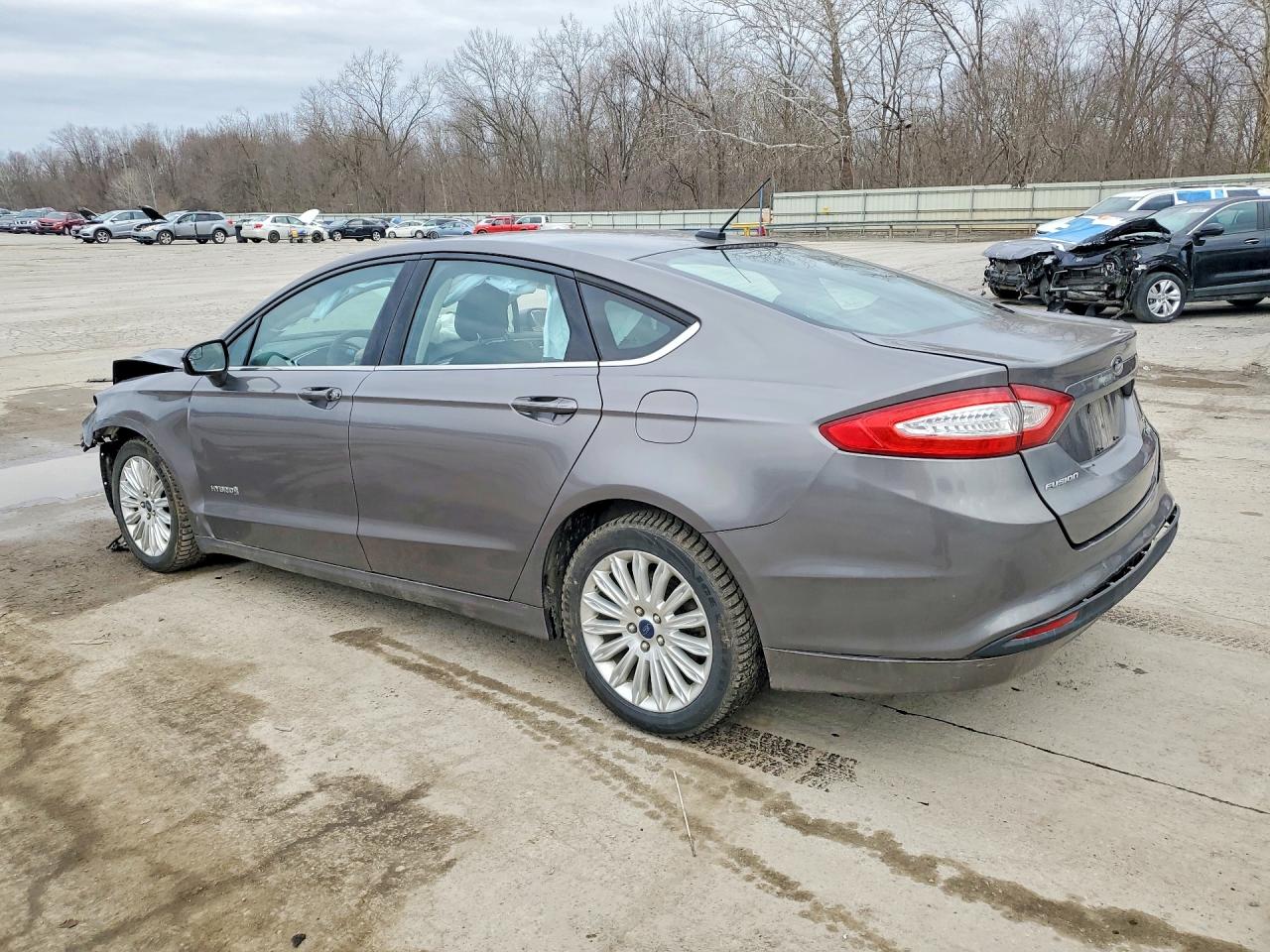 2013 Ford Fusion Se Hybrid Gray vin: 3FA6P0LU8DR263305