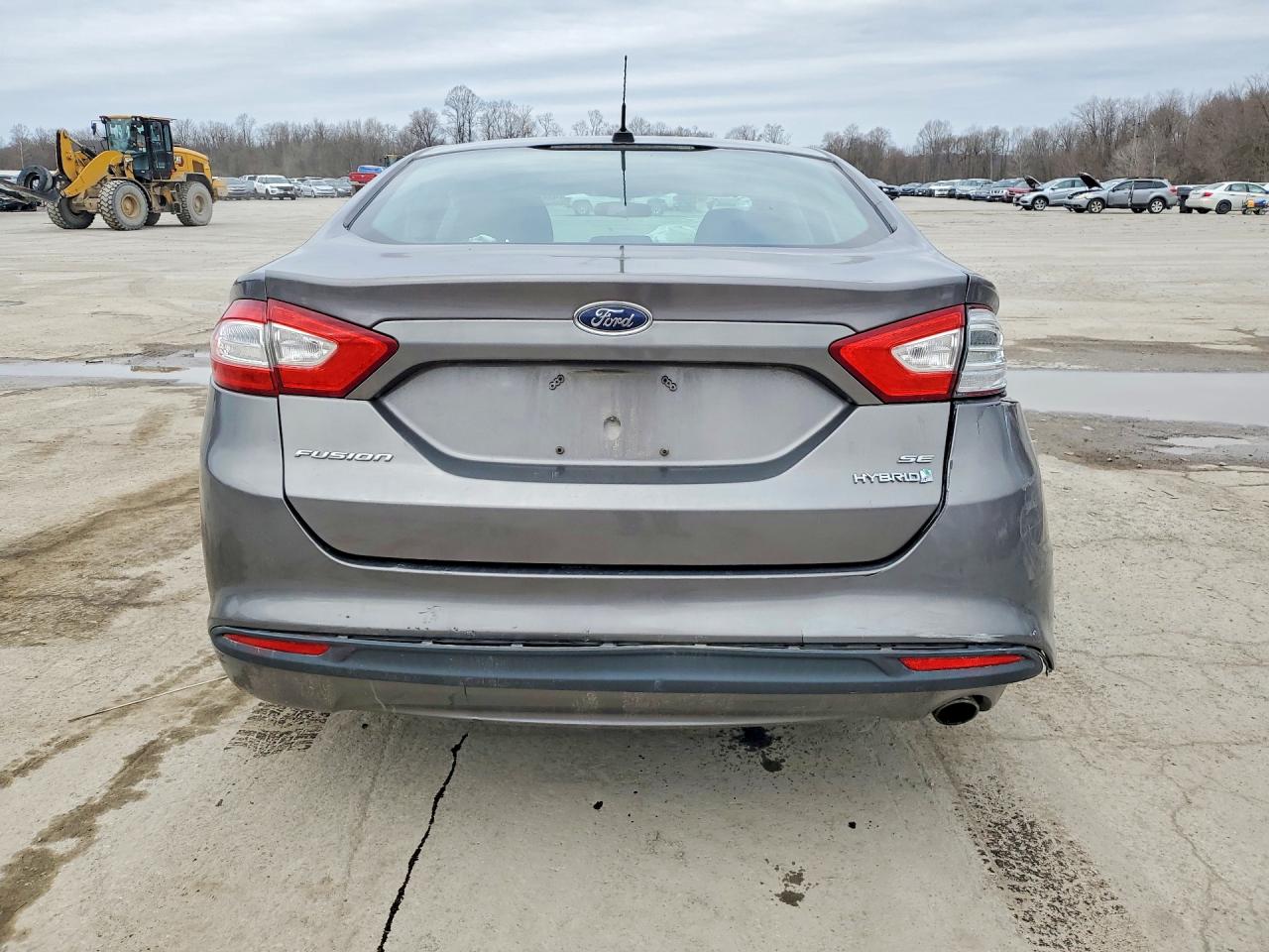 2013 Ford Fusion Se Hybrid Gray vin: 3FA6P0LU8DR263305