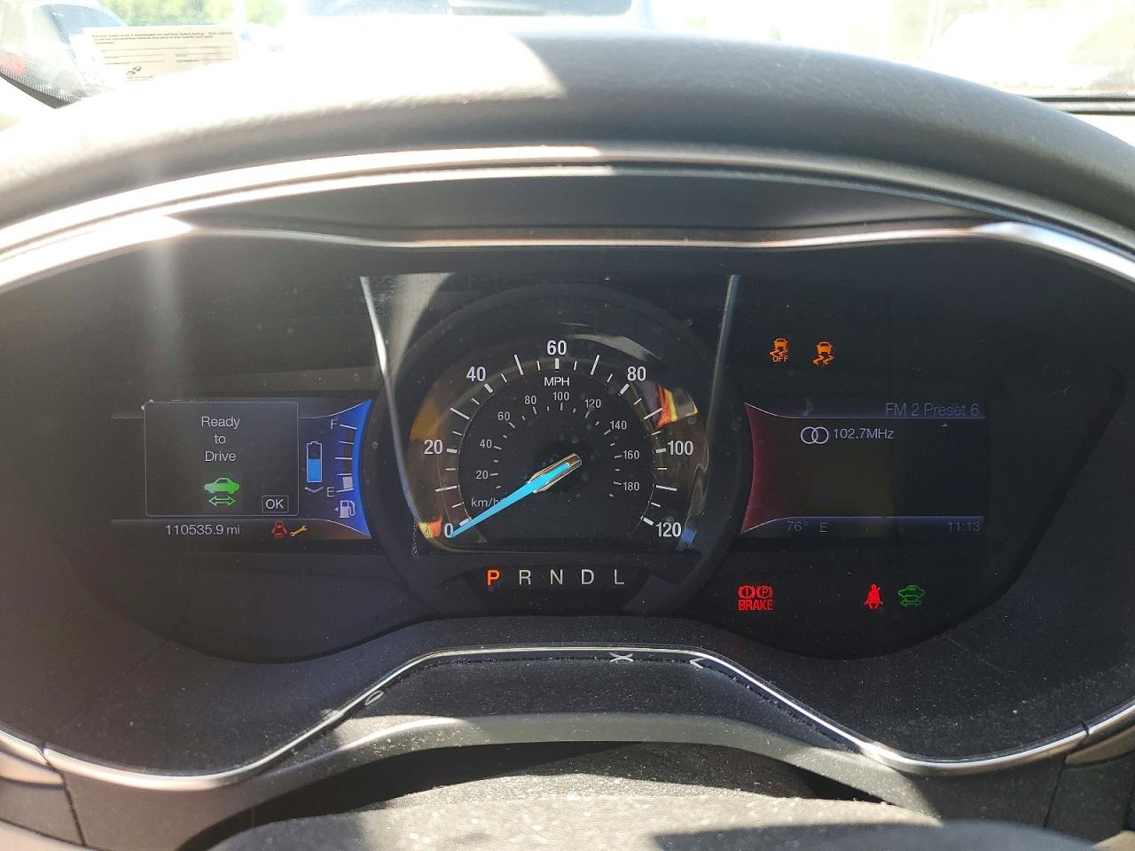 2013 Ford Fusion Se Hybrid Burgundy vin: 3FA6P0LU8DR266138