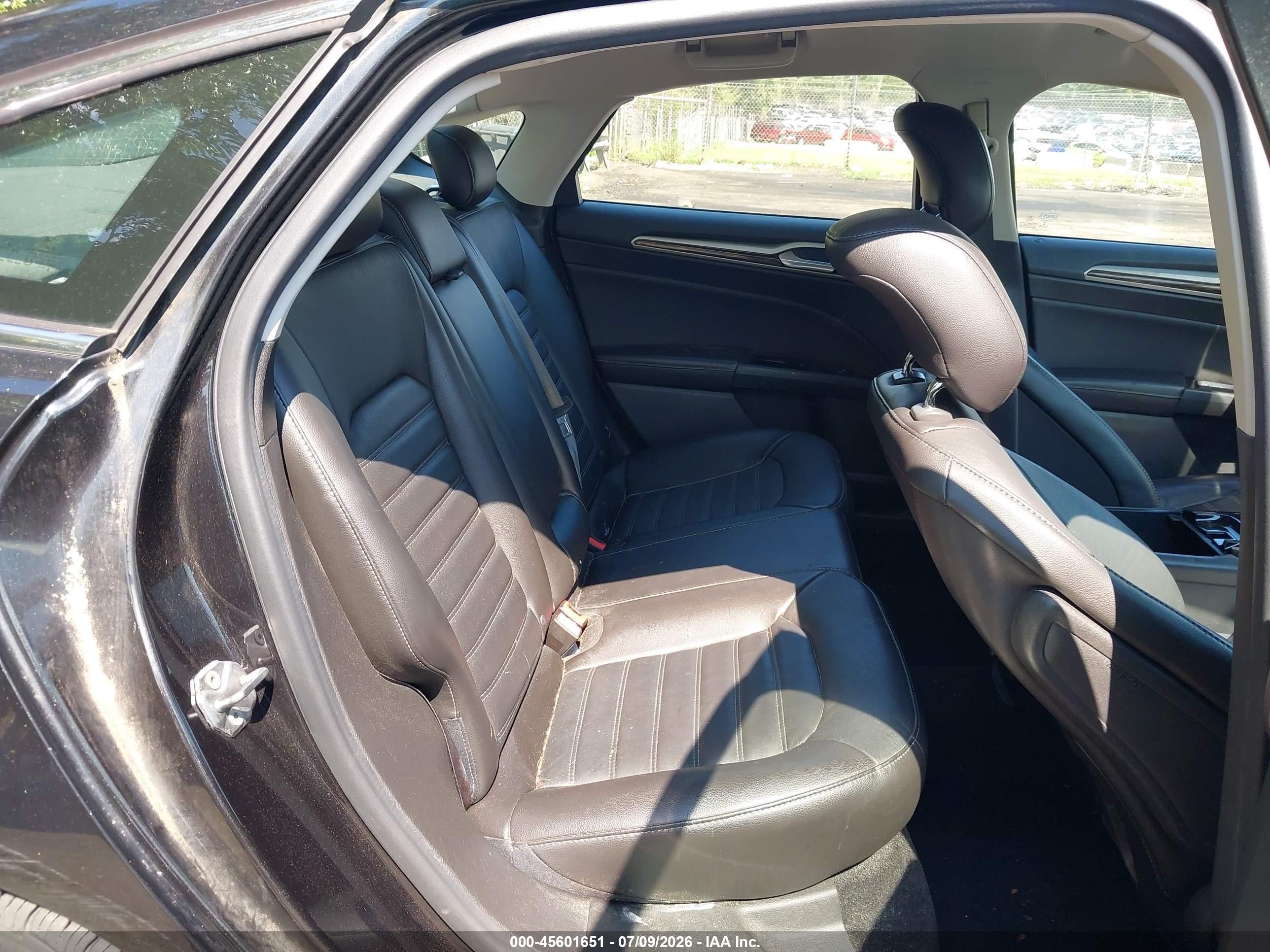 2013 Ford Fusion Hybrid Se Black vin: 3FA6P0LU8DR288382