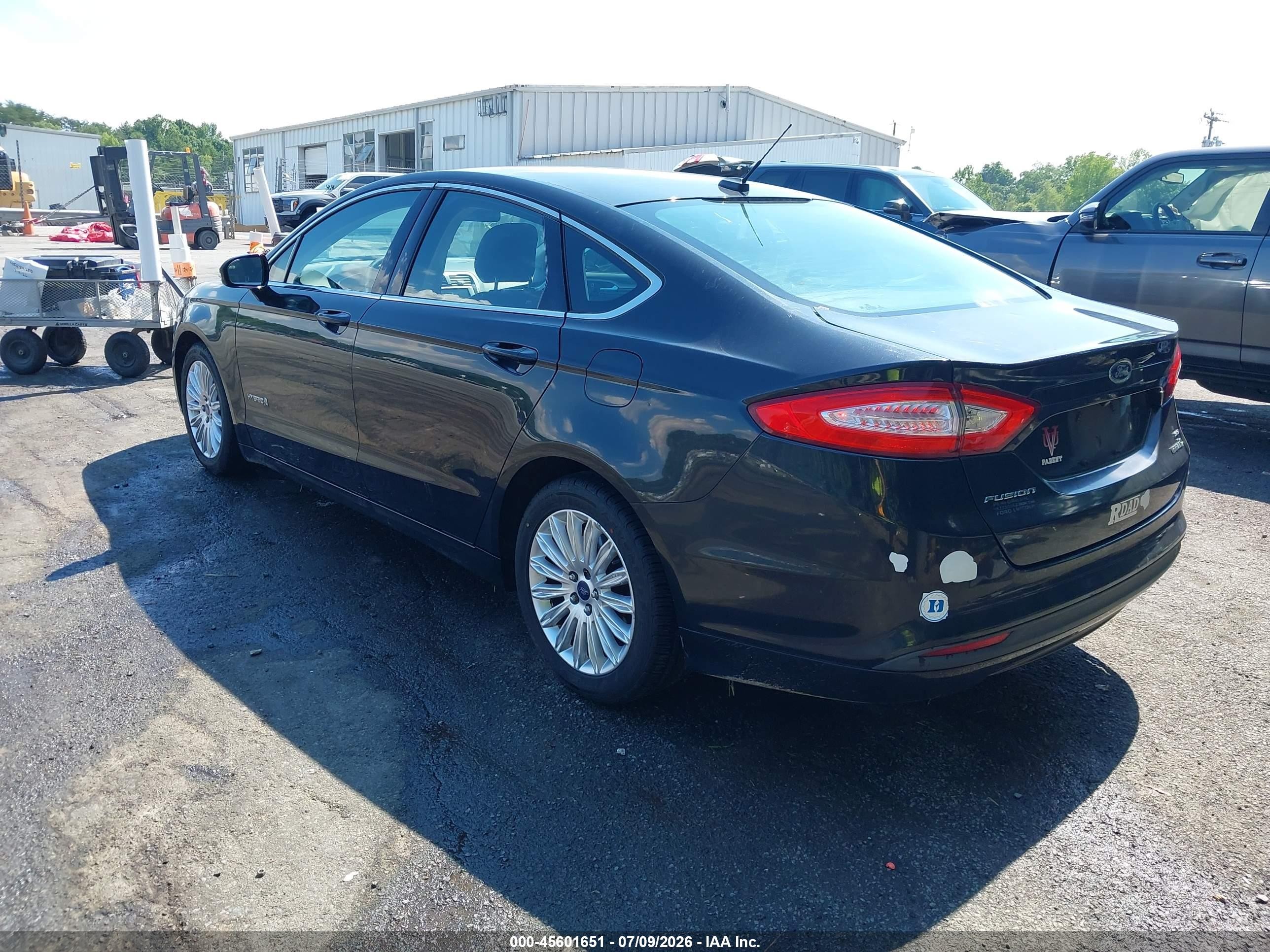 2013 Ford Fusion Hybrid Se Black vin: 3FA6P0LU8DR288382