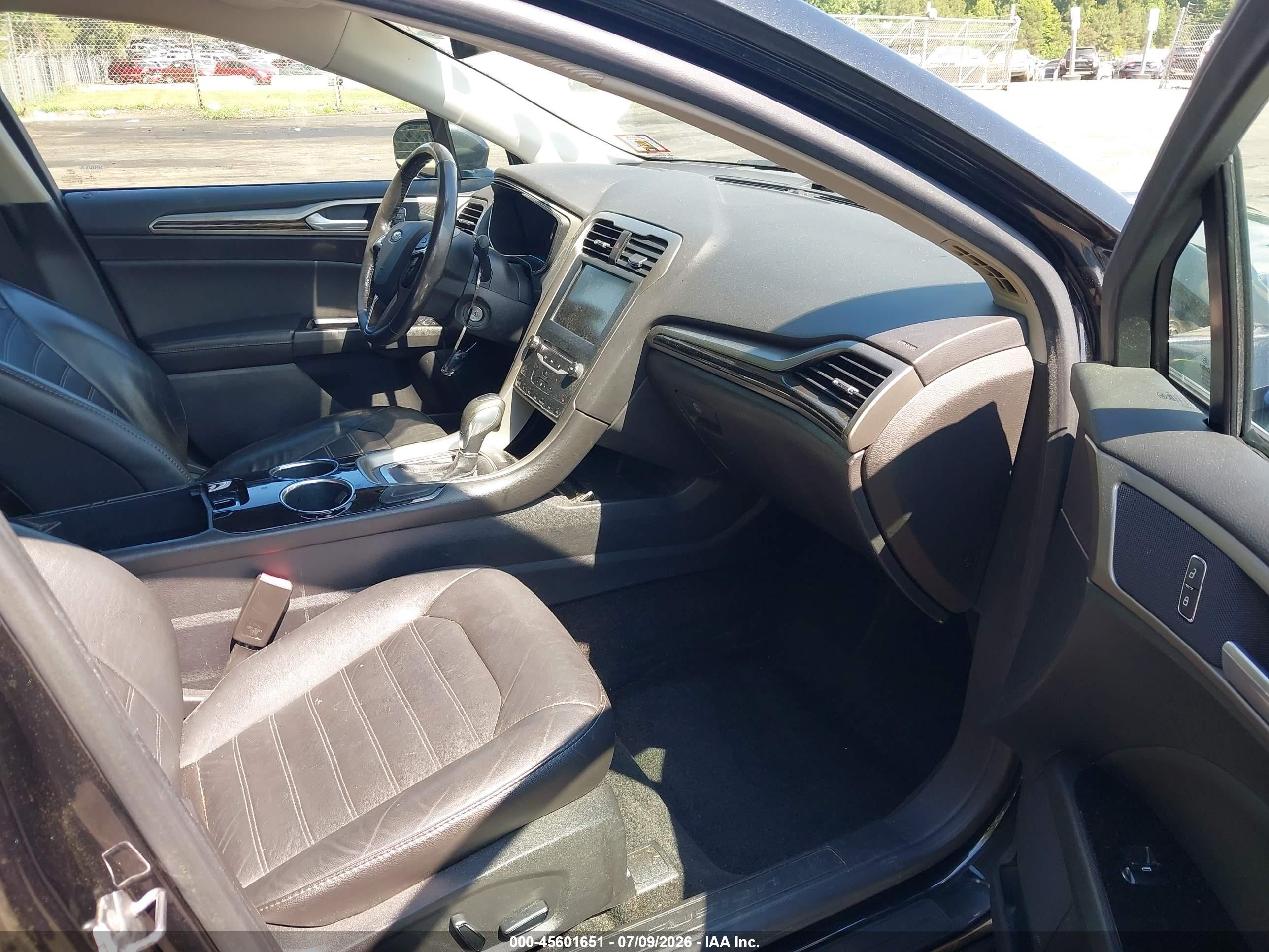 2013 Ford Fusion Hybrid Se Black vin: 3FA6P0LU8DR288382