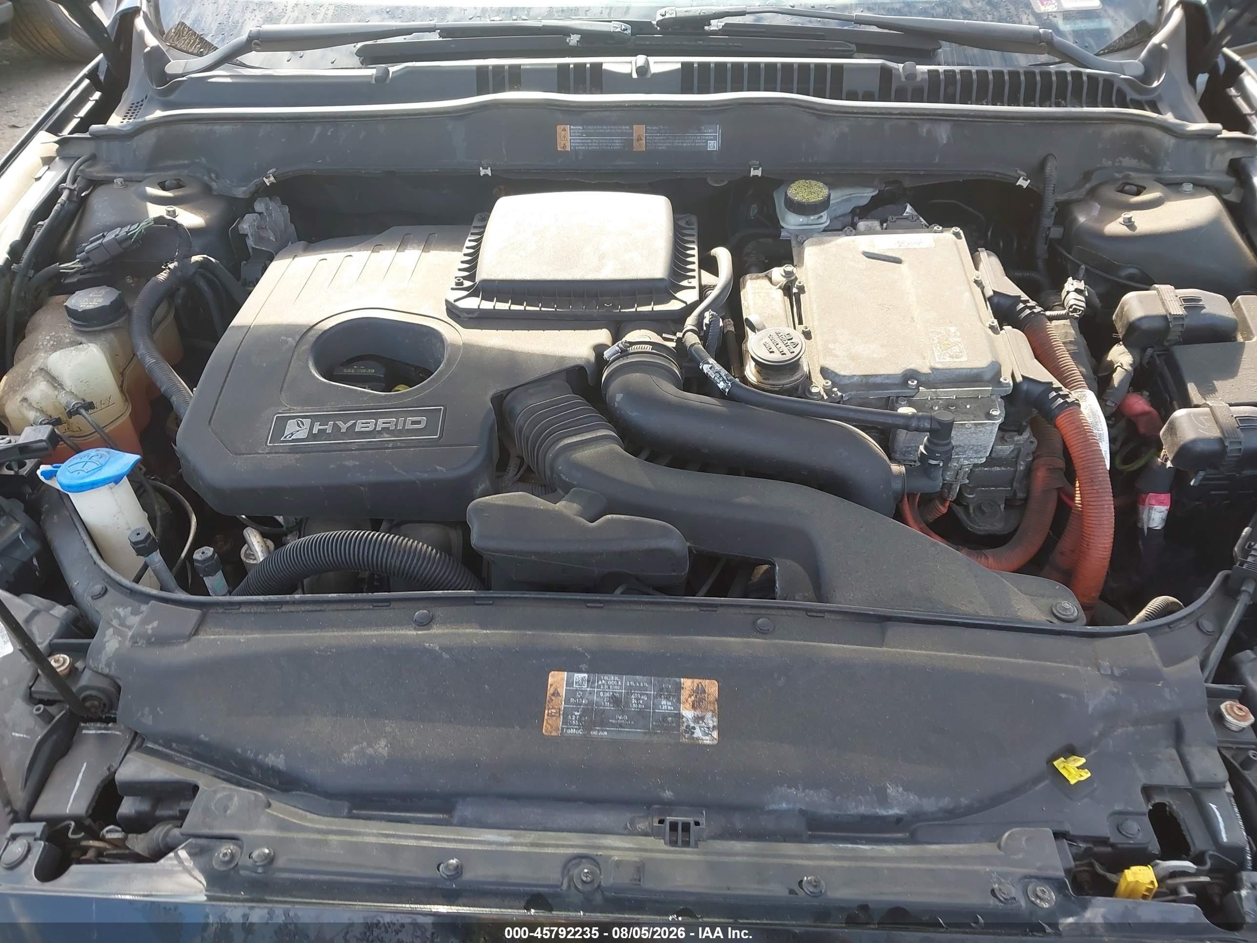 2013 Ford Fusion Hybrid Se Black vin: 3FA6P0LU8DR374291