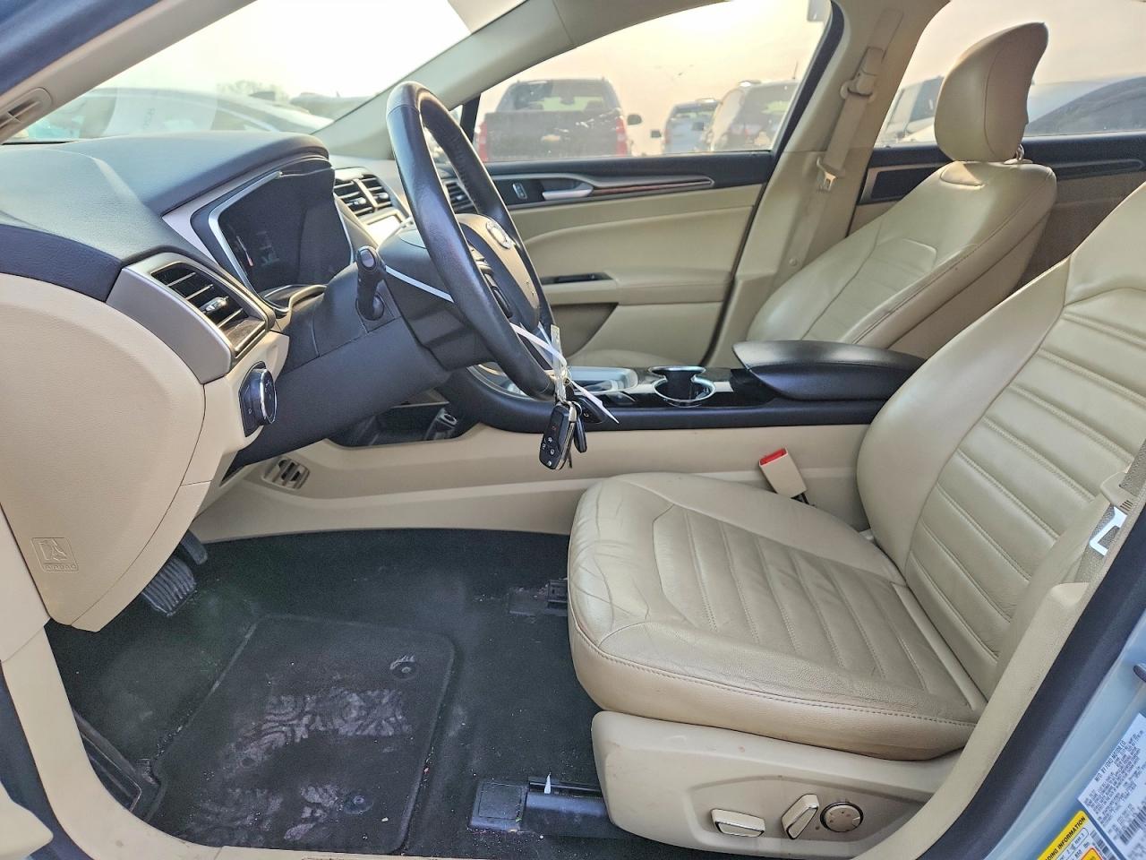 2014 Ford Fusion Se Hybrid Turquoise vin: 3FA6P0LU8ER192804