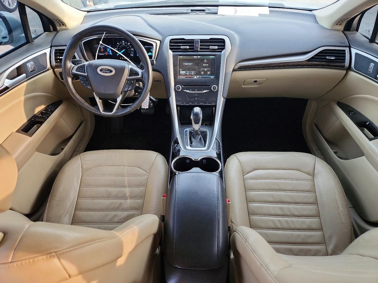 2014 Ford Fusion Se Hybrid Turquoise vin: 3FA6P0LU8ER192804