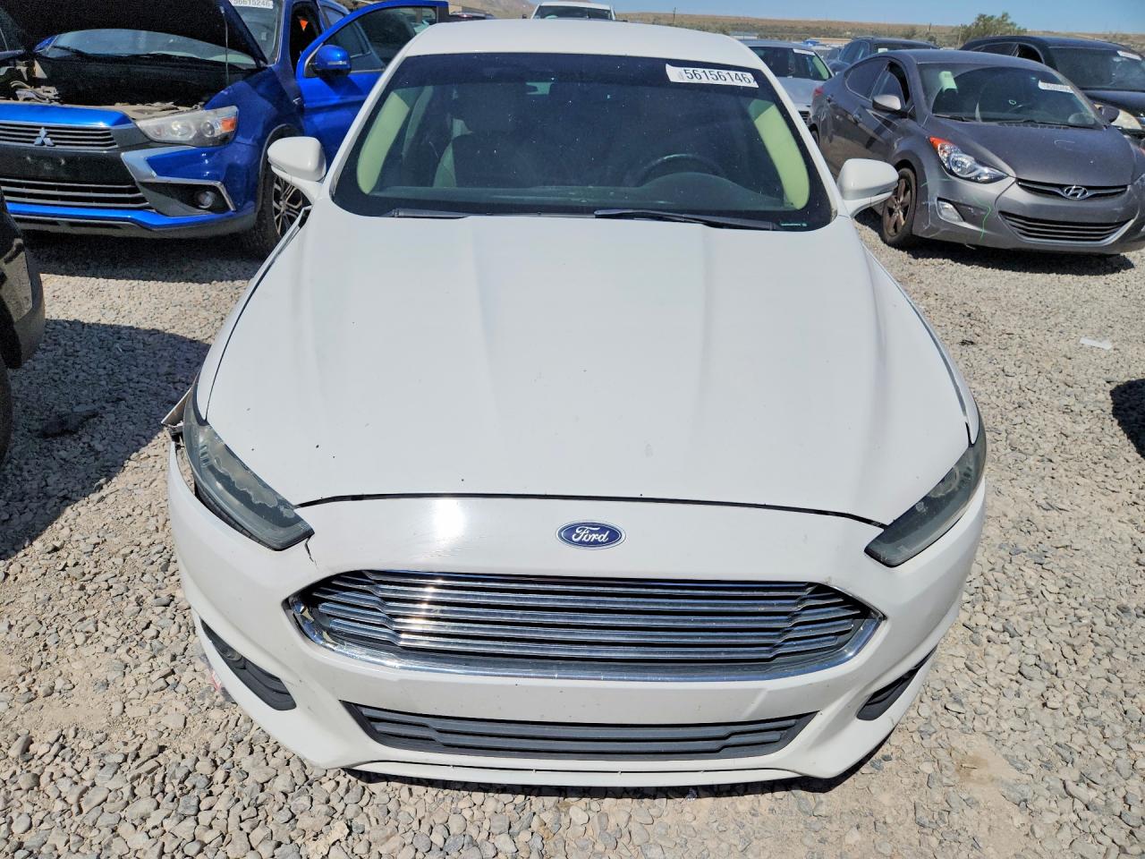 2014 Ford Fusion Se Hybrid White vin: 3FA6P0LU8ER262754