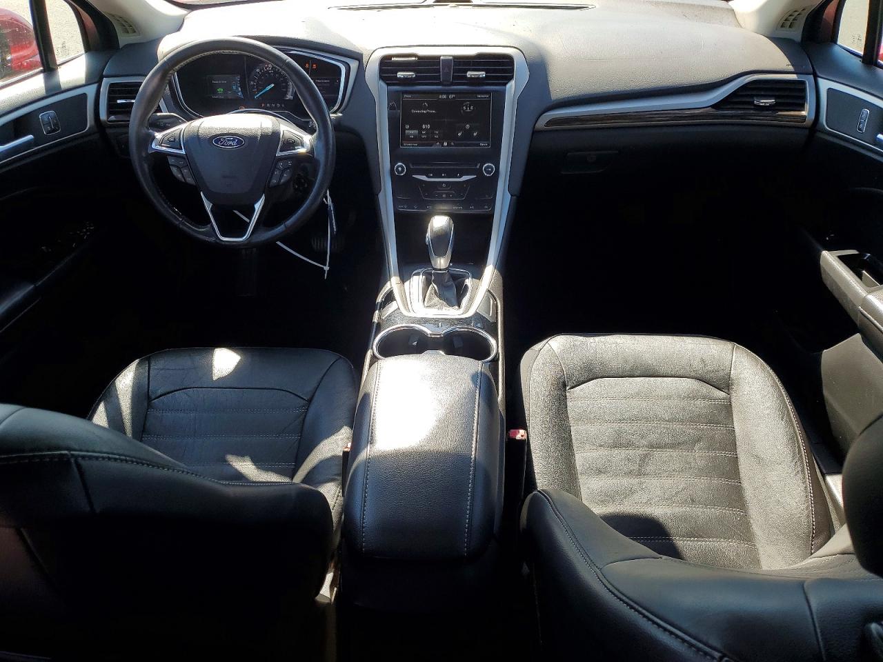2014 Ford Fusion Se Hybrid Red vin: 3FA6P0LU8ER279246