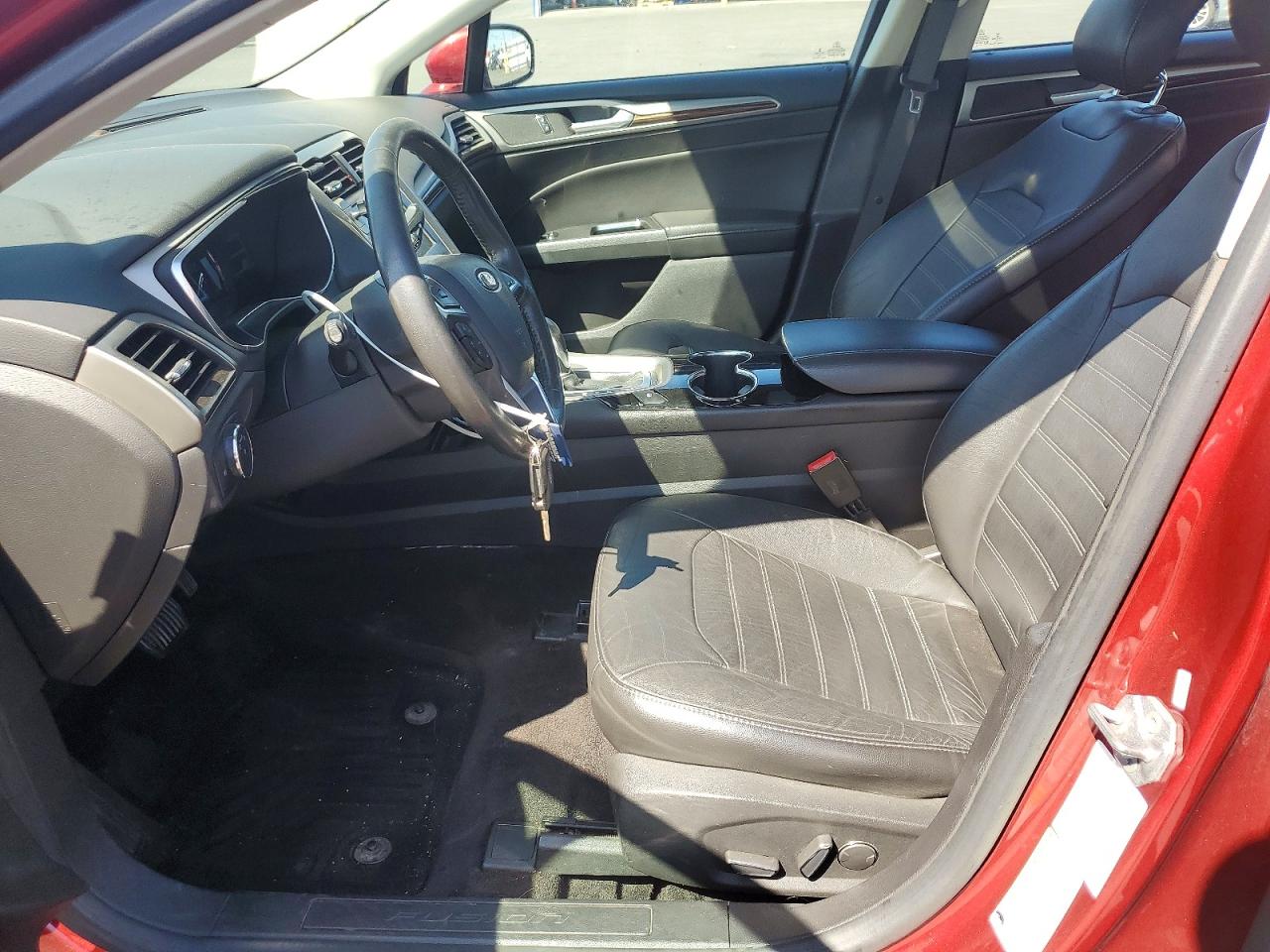 2014 Ford Fusion Se Hybrid Red vin: 3FA6P0LU8ER279246