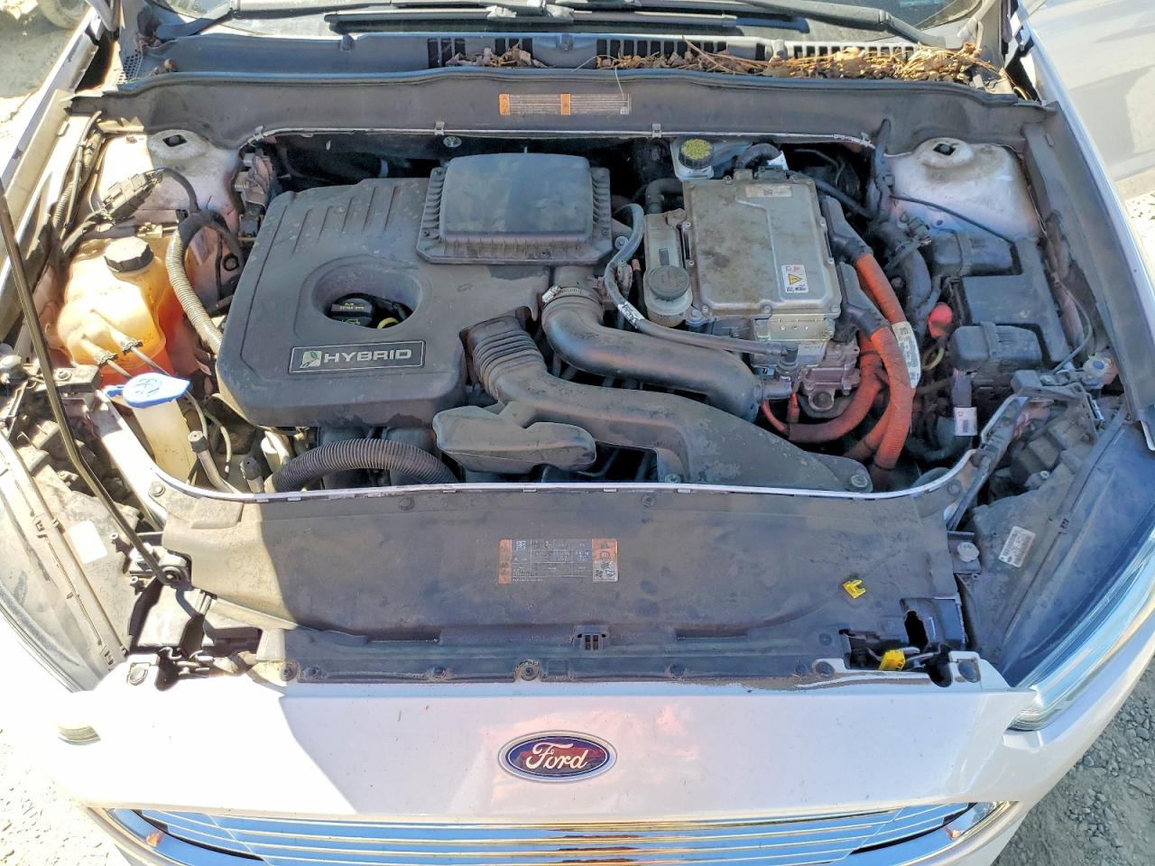 2014 Ford Fusion Se Hybrid Белый vin: 3FA6P0LU8ER284267