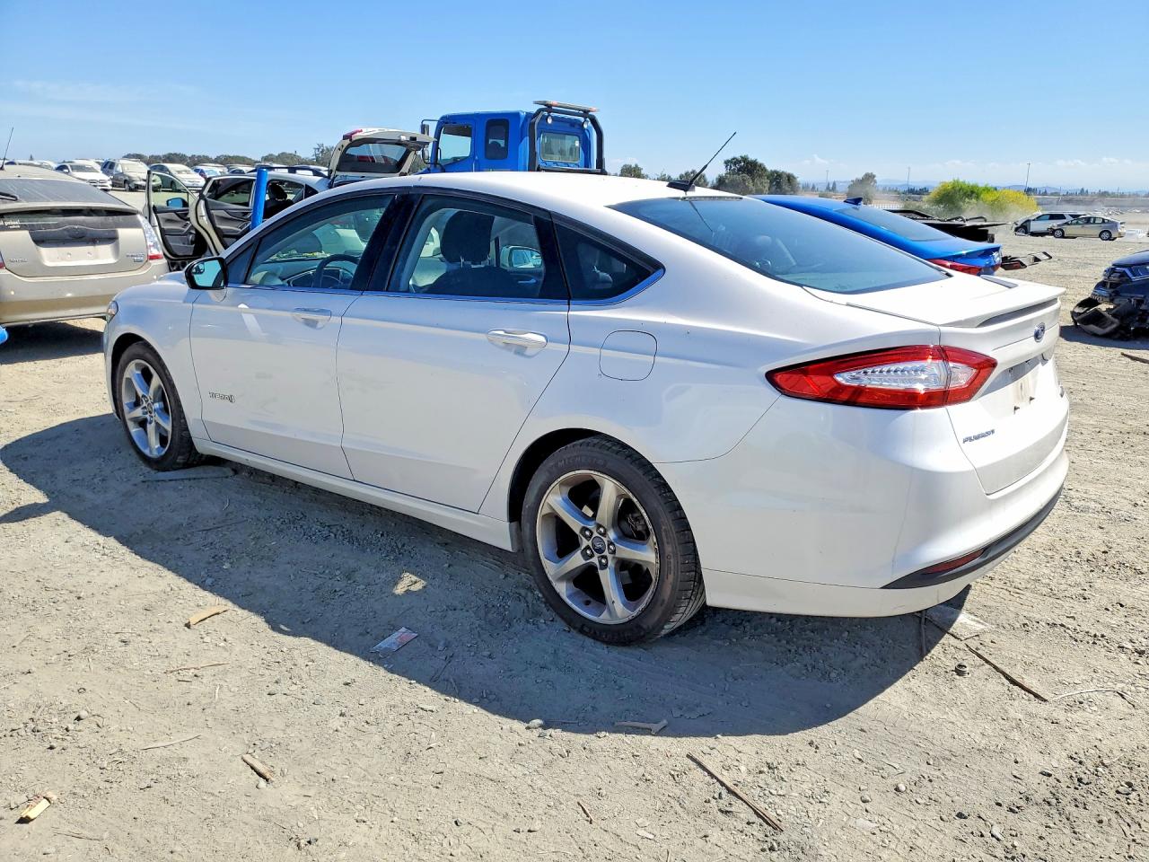 2014 Ford Fusion Se Hybrid Белый vin: 3FA6P0LU8ER284267
