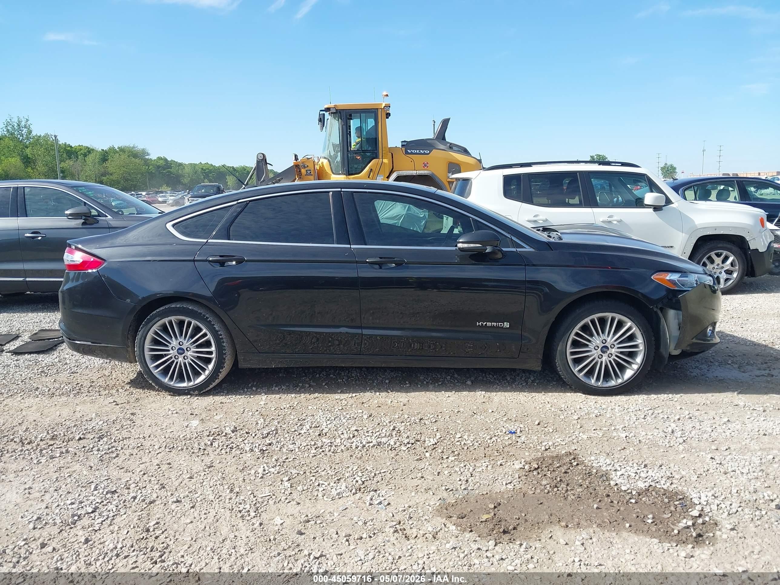 2014 Ford Fusion Hybrid Se Черный vin: 3FA6P0LU8ER297147