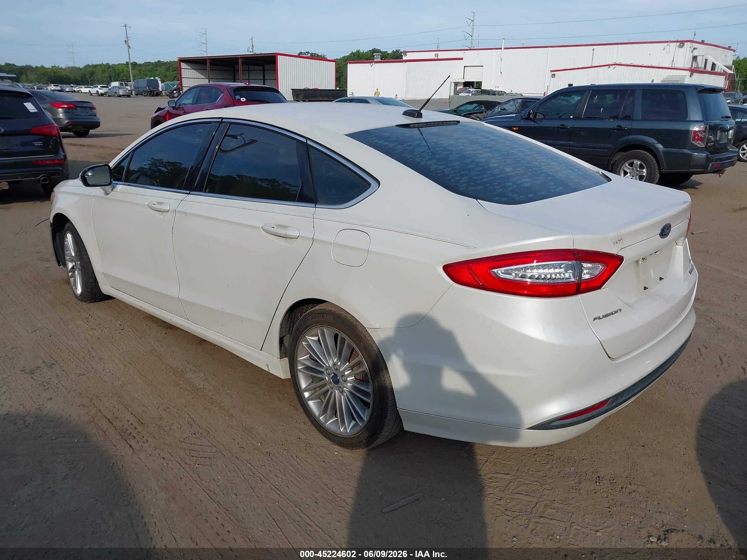 2014 Ford Fusion Hybrid Se White vin: 3FA6P0LU8ER311094