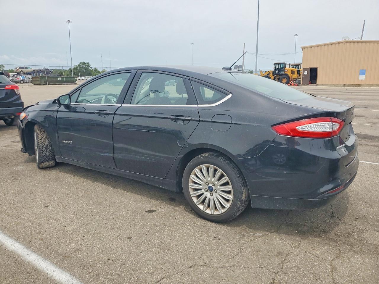 2014 Ford Fusion Se Hybrid Black vin: 3FA6P0LU8ER319440