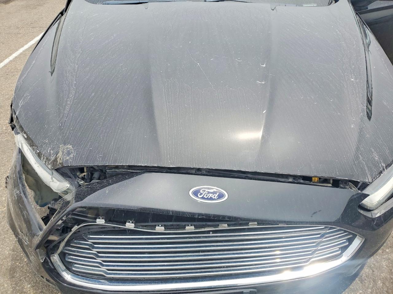 2014 Ford Fusion Se Hybrid Black vin: 3FA6P0LU8ER319440