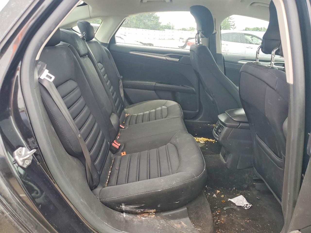 2014 Ford Fusion Se Hybrid Black vin: 3FA6P0LU8ER319440