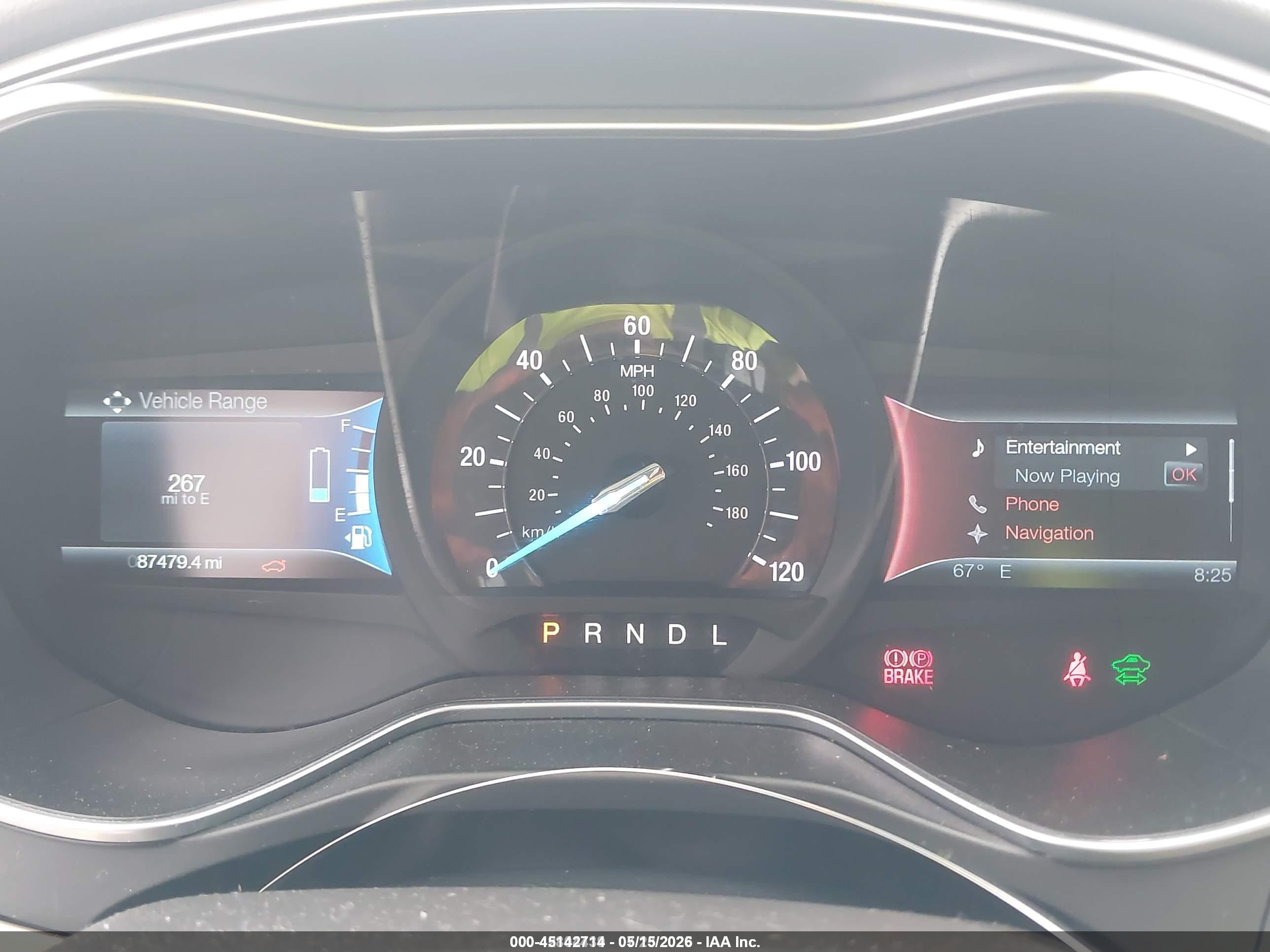 2014 Ford Fusion Hybrid Se White vin: 3FA6P0LU8ER357329