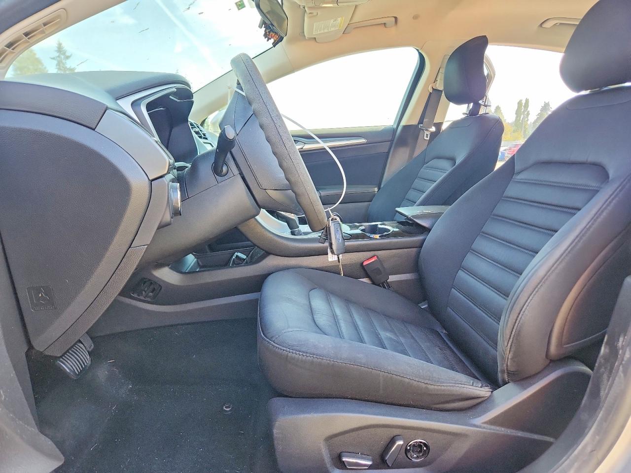 2014 Ford Fusion Se Hybrid Silver vin: 3FA6P0LU8ER387415