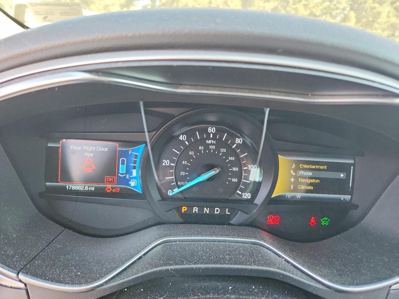 2014 Ford Fusion Se Hybrid Silver vin: 3FA6P0LU8ER387415